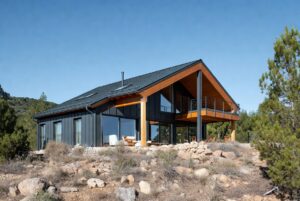 Chalet en Madrid con sistema de canalones profesional
